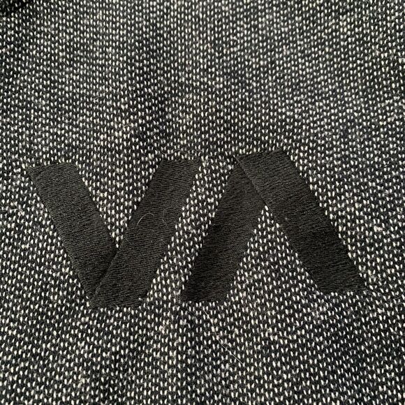 RVCA Varsity Jacket Mens Small Snap Button Gray Black Regular Fit Skater Surfer - Picture 5 of 16